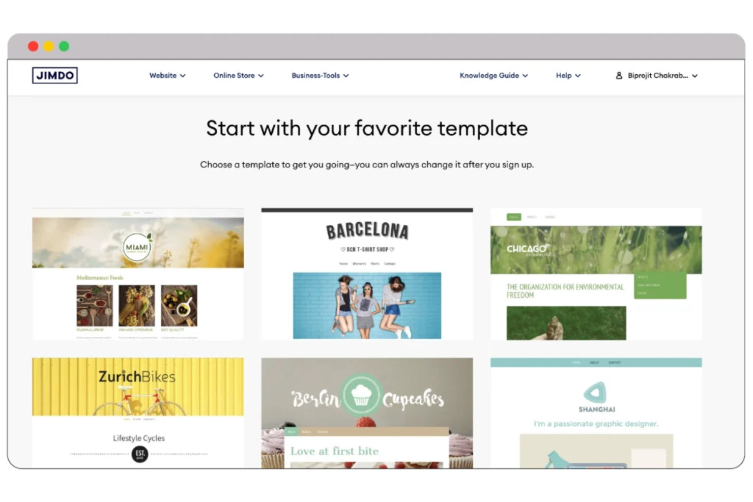 screenshot - Jimdo Review: Pros, Cons, Features and Pricing