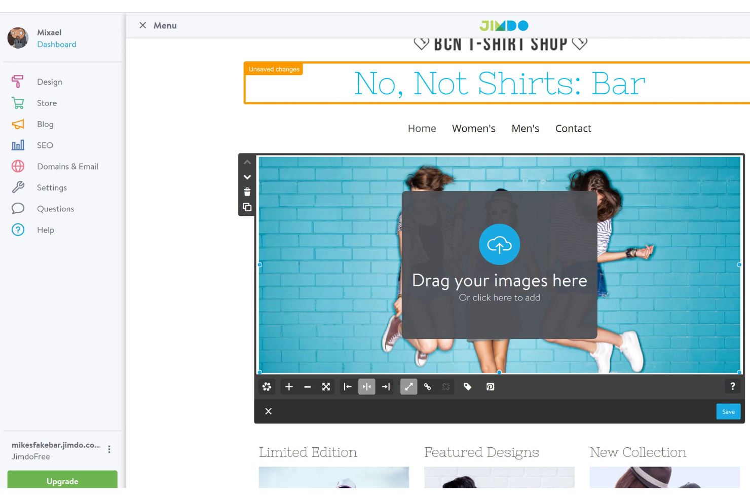 screenshot - Jimdo Review: Pros, Cons, Features and Pricing