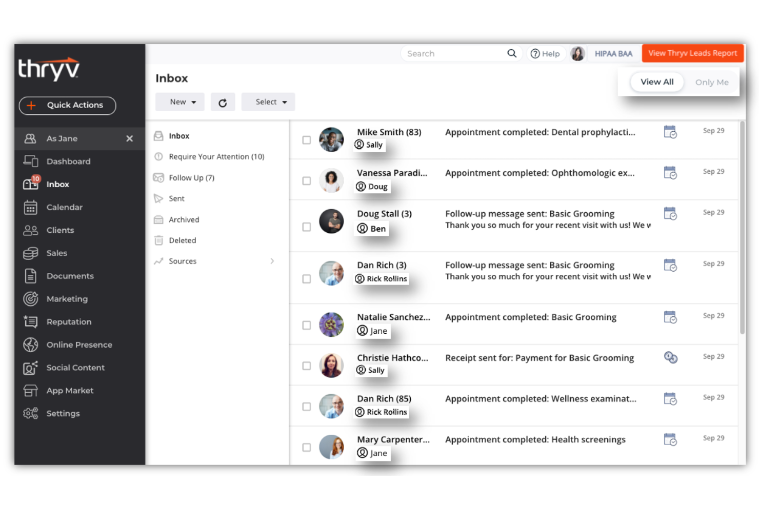 screenshot - Thryv Review: Pros, Cons, Features and Pricing