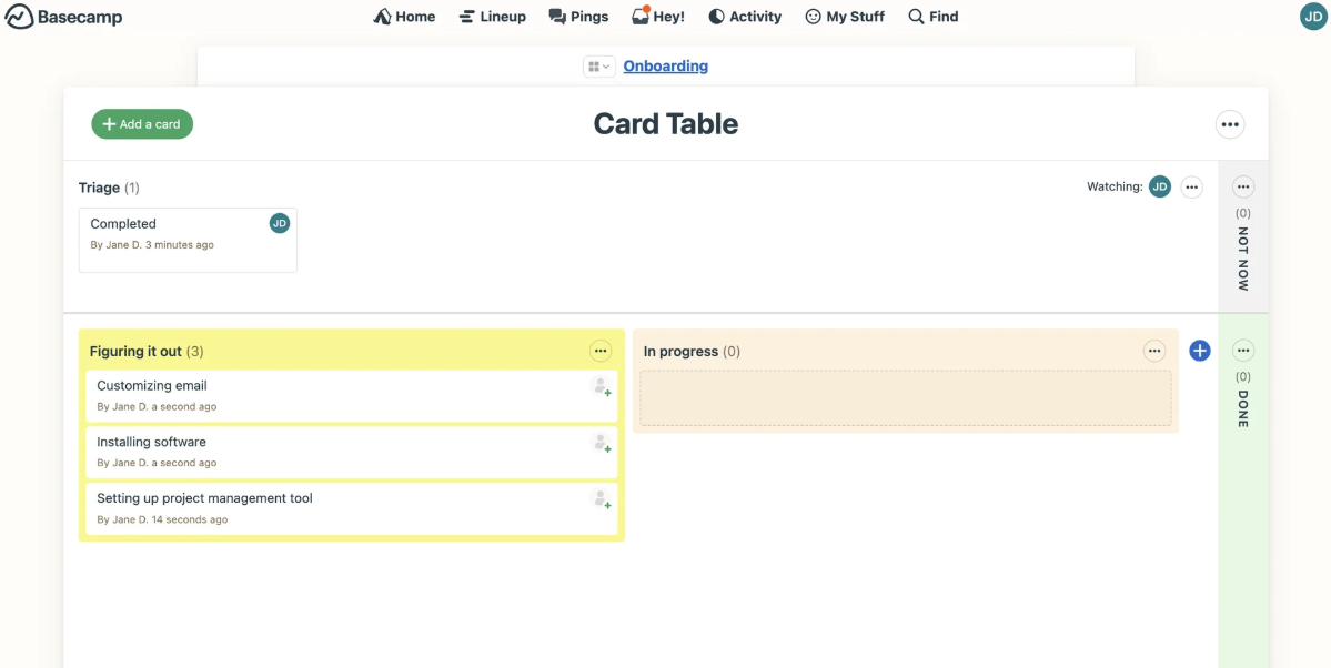 screenshot - Basecamp Review: Pros, Cons, Features and Pricing