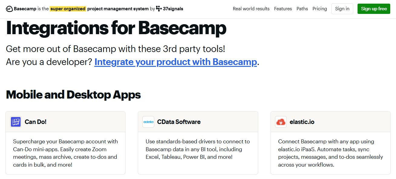 screenshot - Basecamp Review: Pros, Cons, Features and Pricing