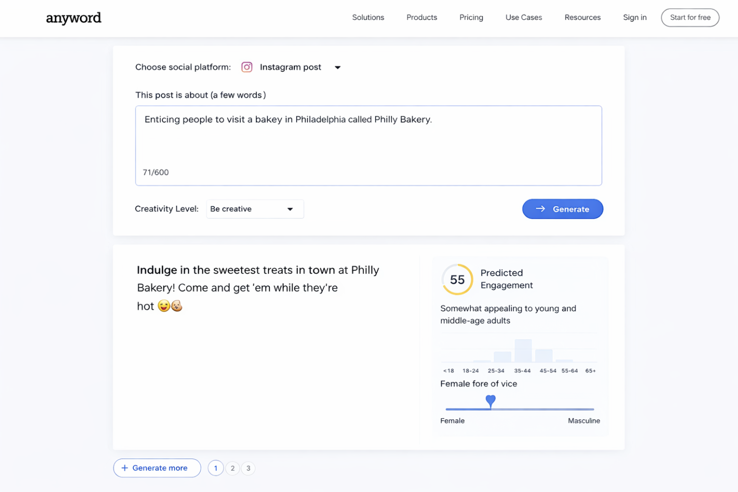 screenshot - Anyword Review: Pros, Cons, Features and Pricing