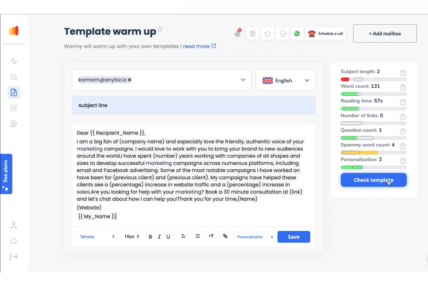 screenshot - Warmy Review: Pros, Cons, Features and Pricing