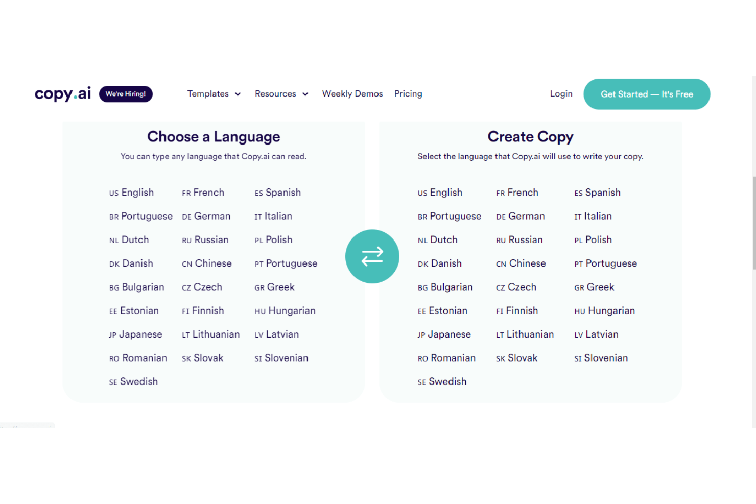 screenshot - Copy.ai Review: Pros, Cons, Features and Pricing