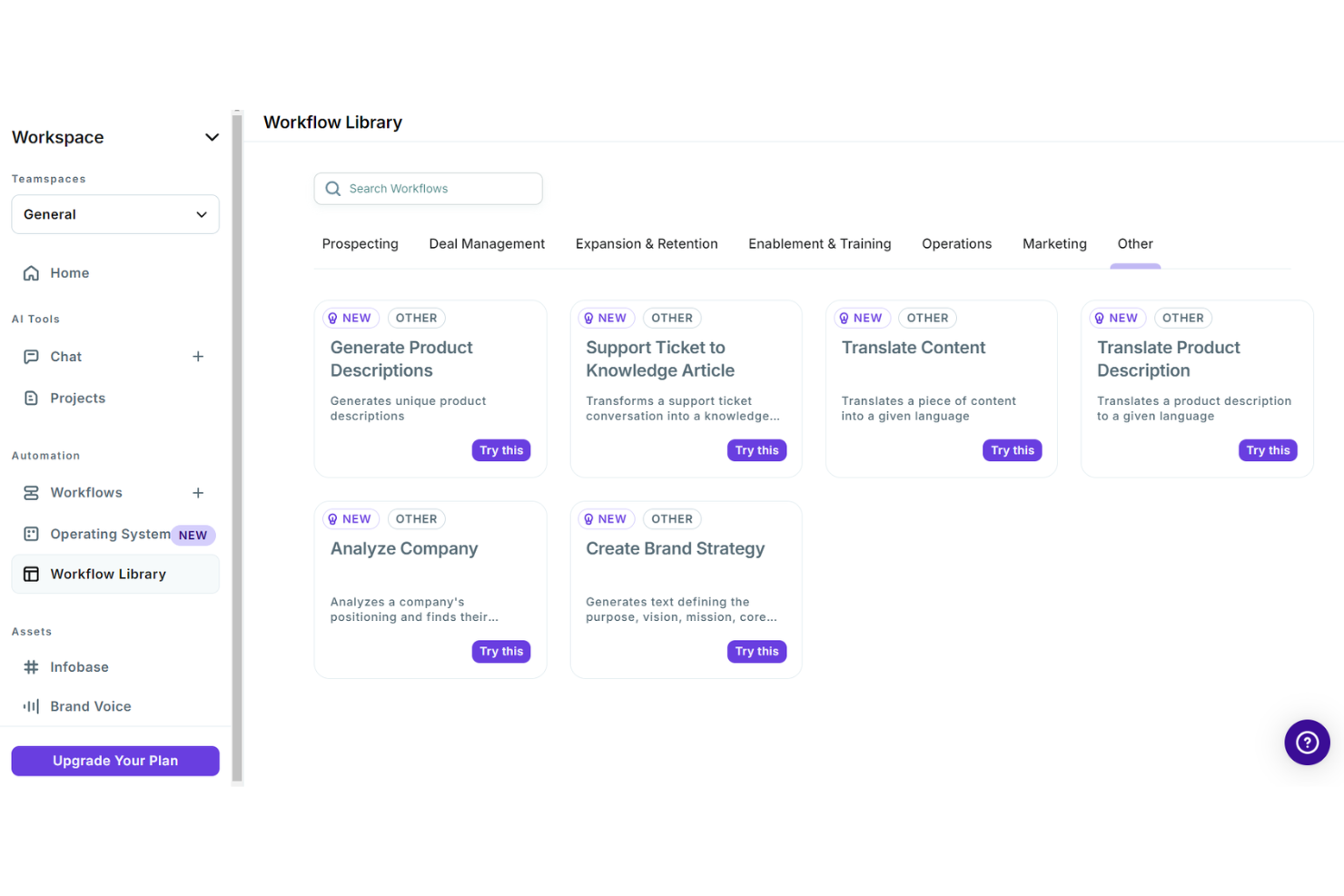 screenshot - Copy.ai Review: Pros, Cons, Features and Pricing