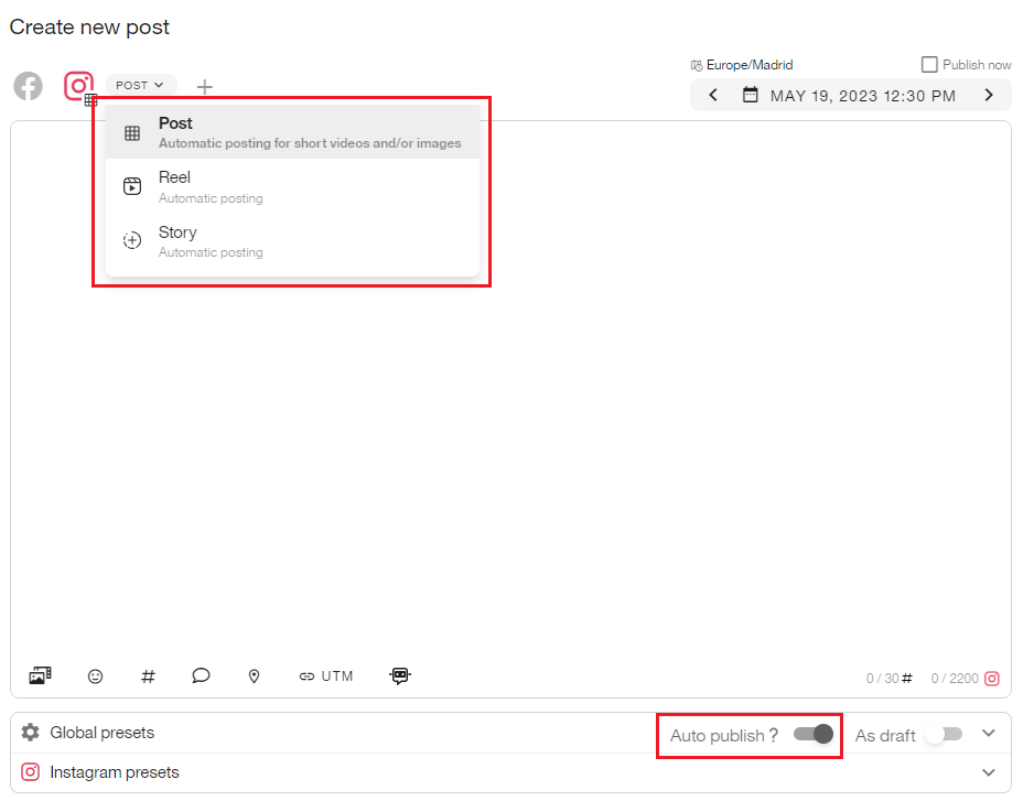 screenshot - Metricool Review: Pros, Cons, Features and Pricing