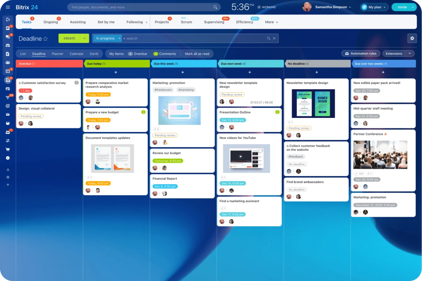 screenshot - Bitrix24 Review: Pros, Cons, Features and Pricing