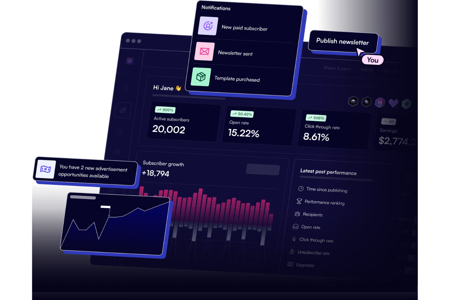 screenshot - beehiiv Review: Pros, Cons, Features and Pricing