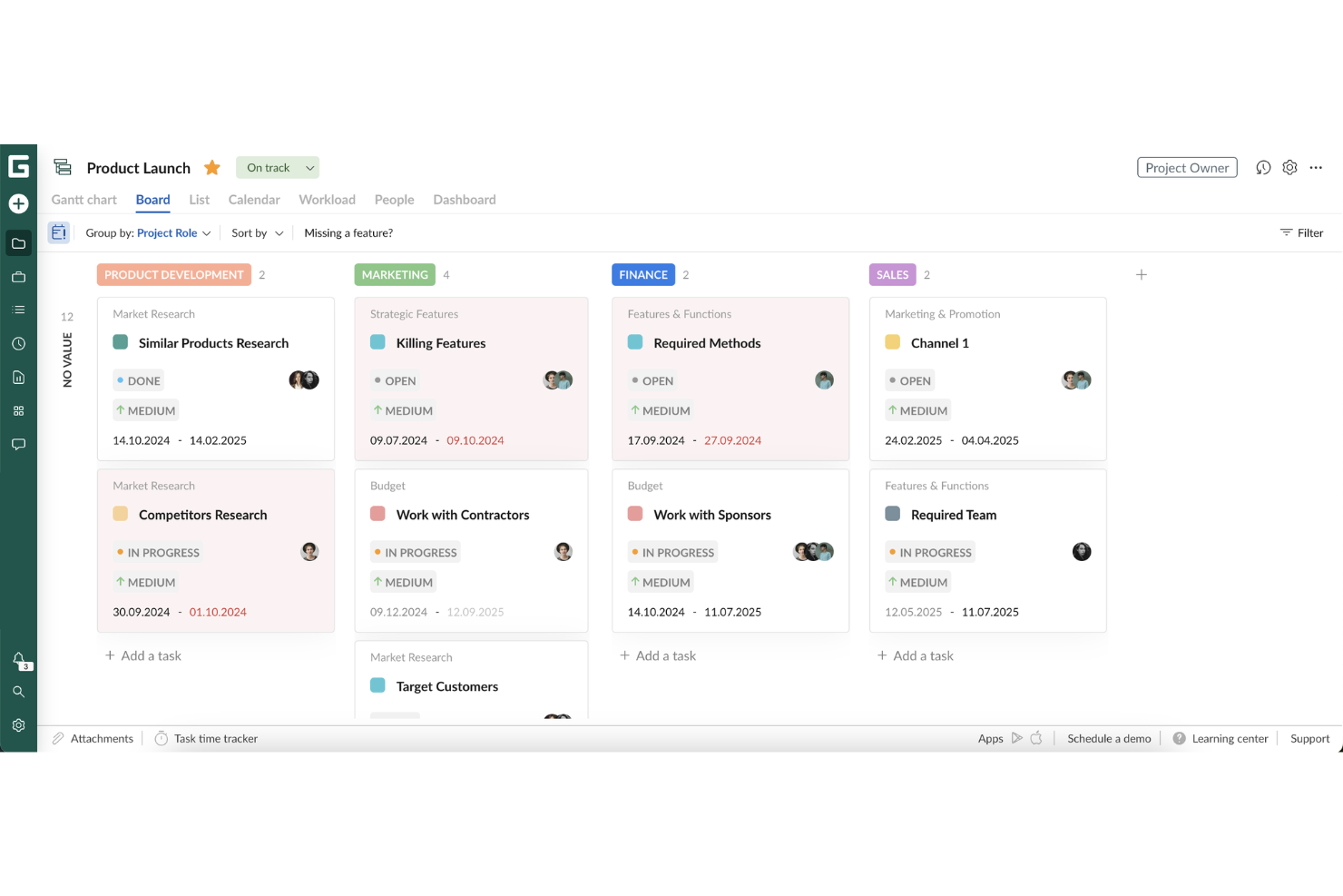 screenshot - GanttPRO Review: Pros, Cons, Features and Pricing