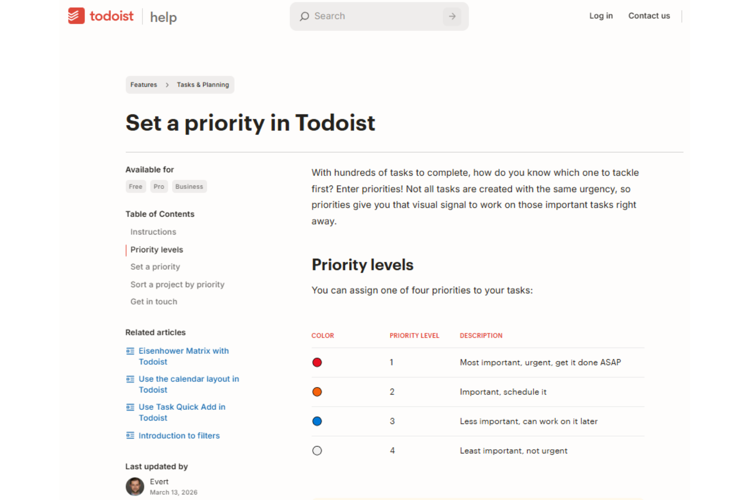 screenshot - Todoist Review: Pros, Cons, Features and Pricing