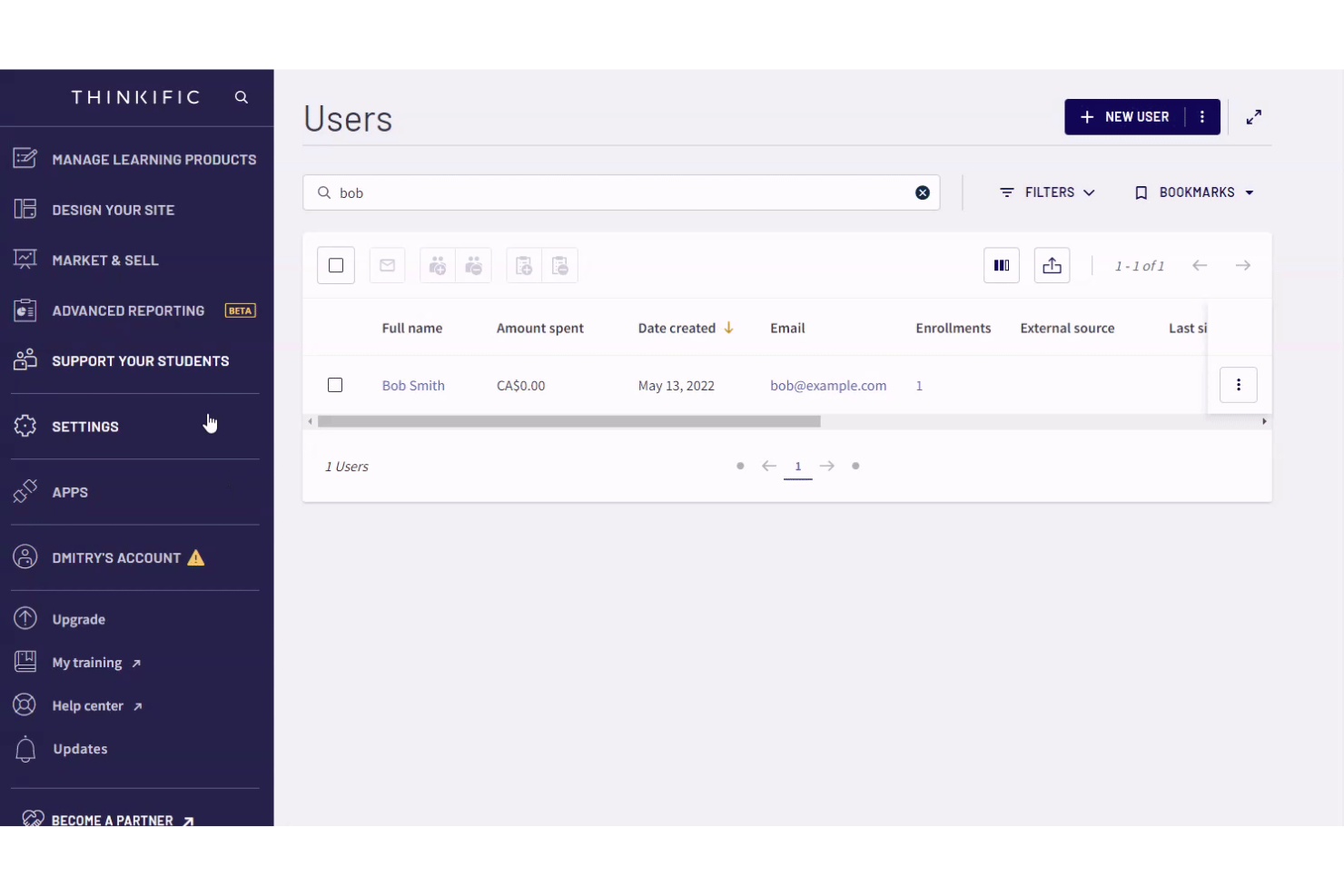 screenshot - Thinkific Review: Pros, Cons, Features and Pricing