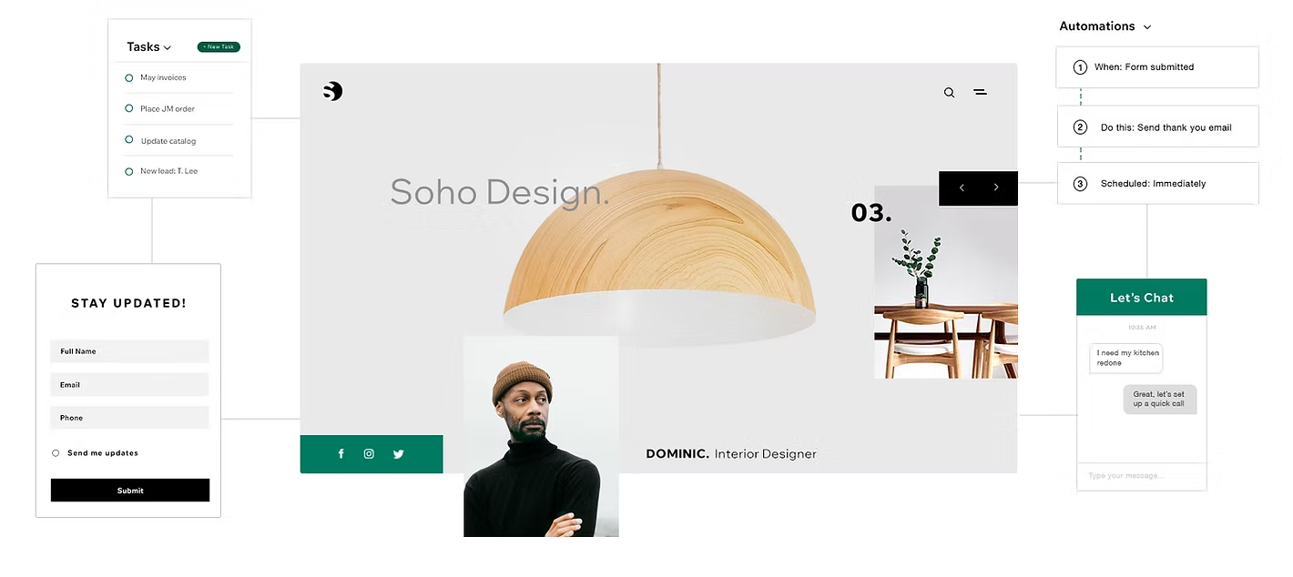screenshot - Wix Review: Pros, Cons, Features and Pricing
