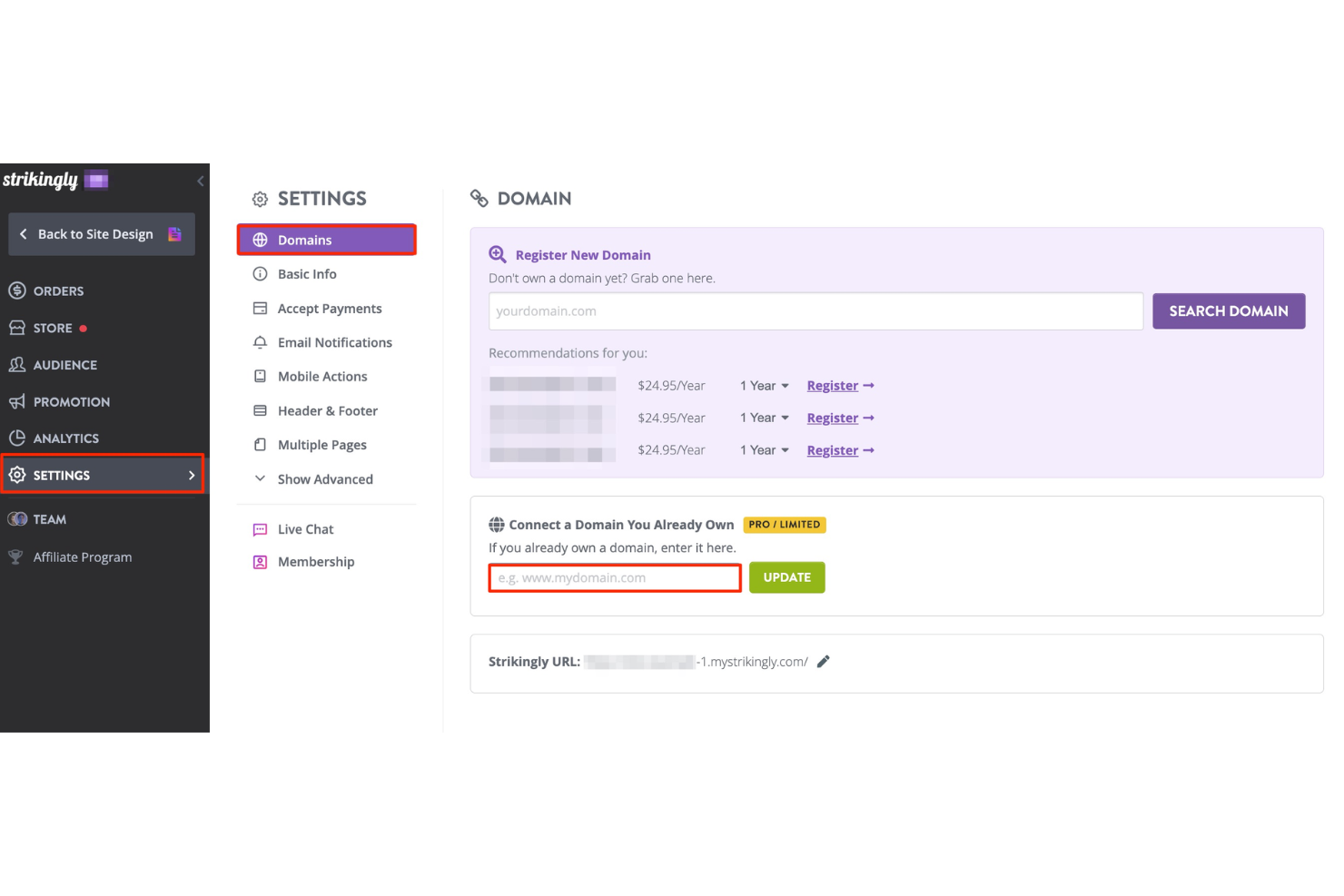 screenshot - Strikingly Review: Pros, Cons, Features, and Pricing Explained