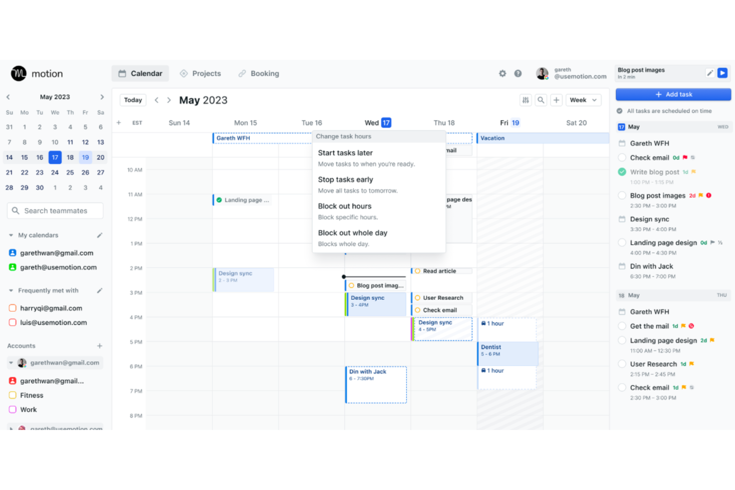 screenshot - Motion Review: Pros, Cons, Features, and Pricing Explained