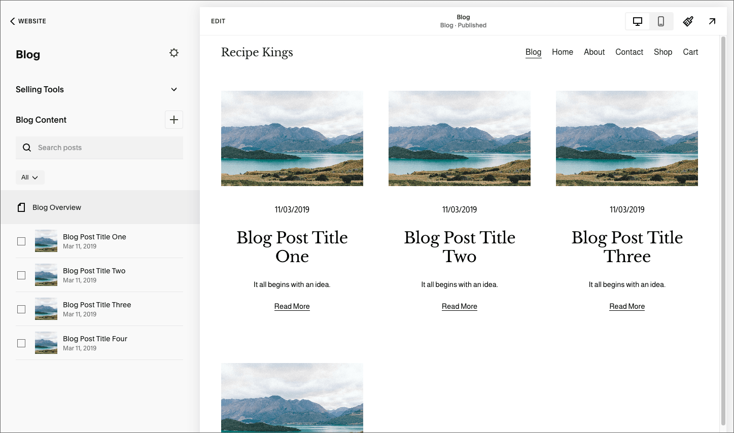 screenshot - Squarespace Review: Pros, Cons, Features, and Pricing Explained