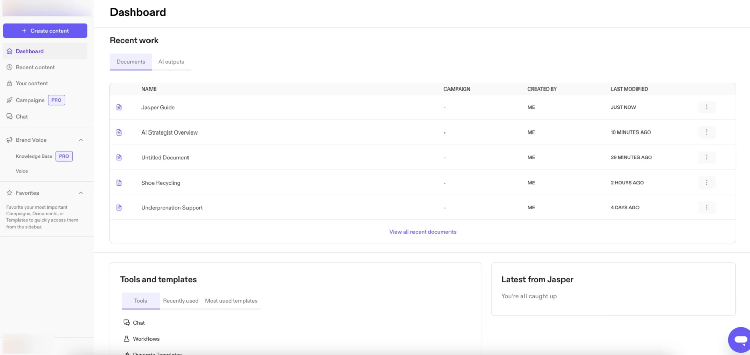screenshot - Jasper AI Review: Key Features, Pros, Cons, and Updated Pricing for 2025