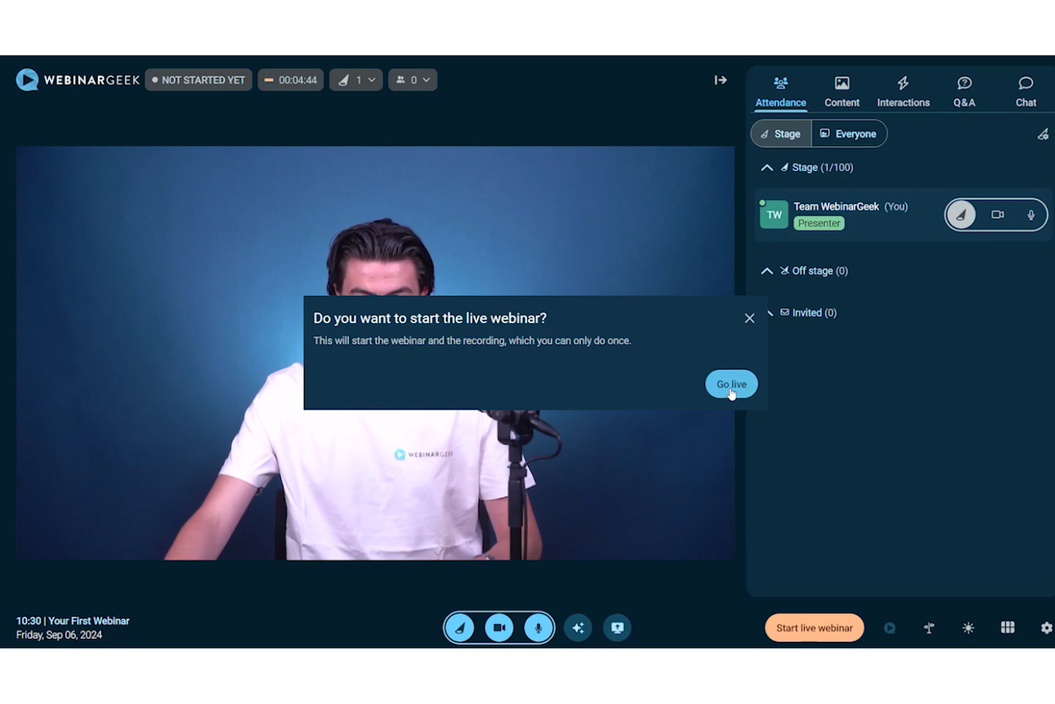 screenshot - WebinarGeek Review: Pros, Cons, Features, and Pricing Explained