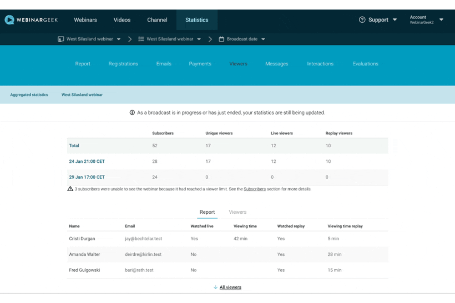 screenshot - WebinarGeek Review: Pros, Cons, Features, and Pricing Explained