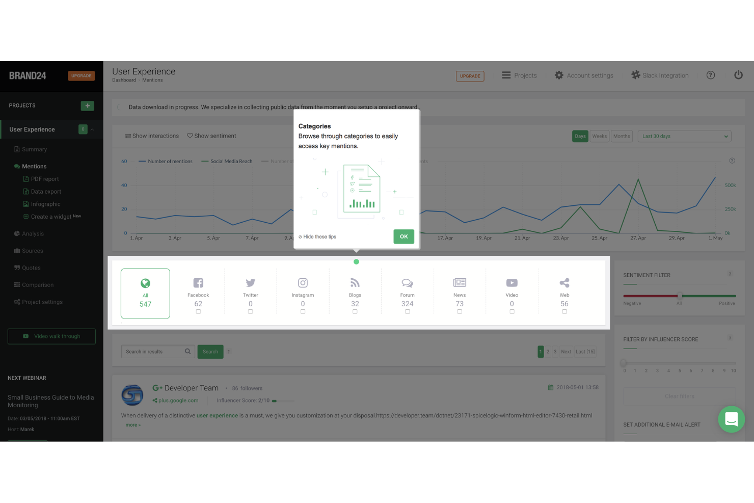 screenshot - Brand24 Review 2026: Pros, Cons, Features, and Pricing