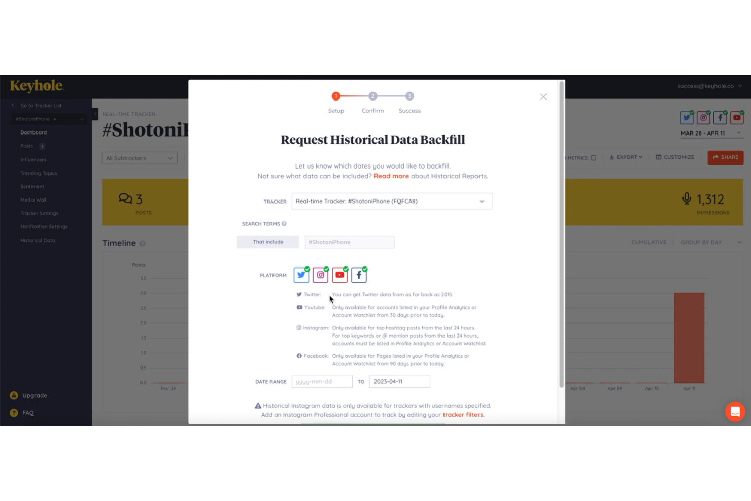 screenshot - Keyhole Review 2026: Pros, Cons, Features, and Pricing
