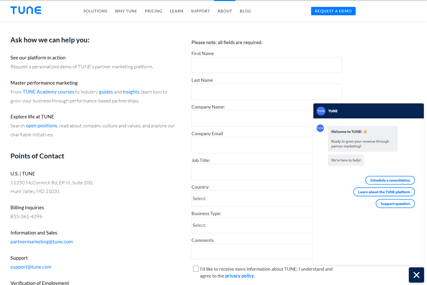 screenshot - TUNE Review: Pros, Cons, Features, and Pricing Explained