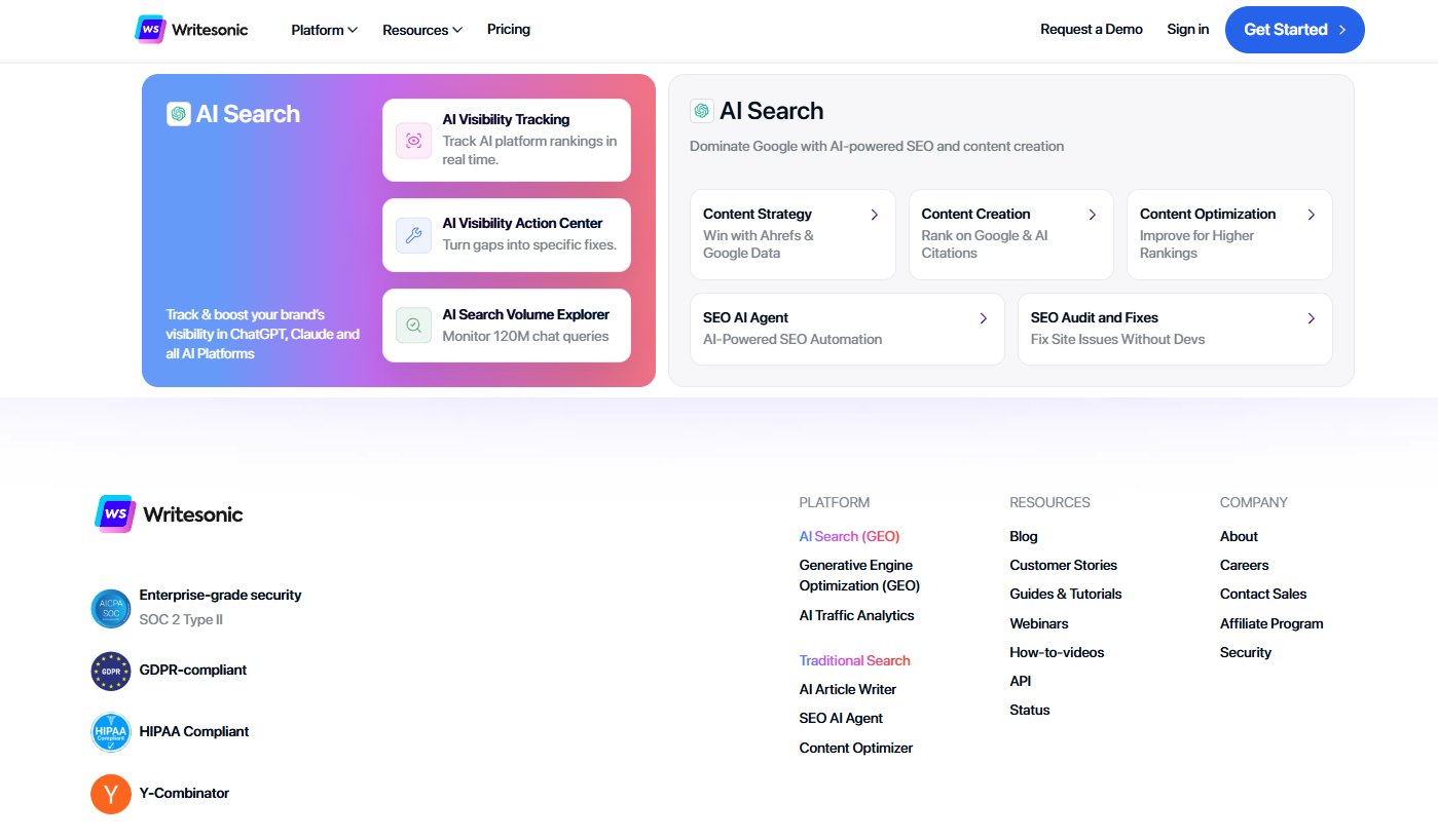 screenshot - Writesonic Review: Pros, Cons, Features, and Pricing Explained