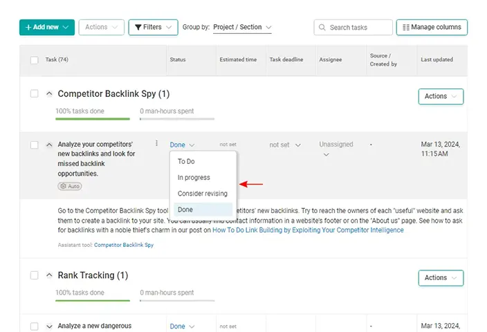 screenshot - WebCEO Review: Pros, Cons, Features, and Pricing Explained