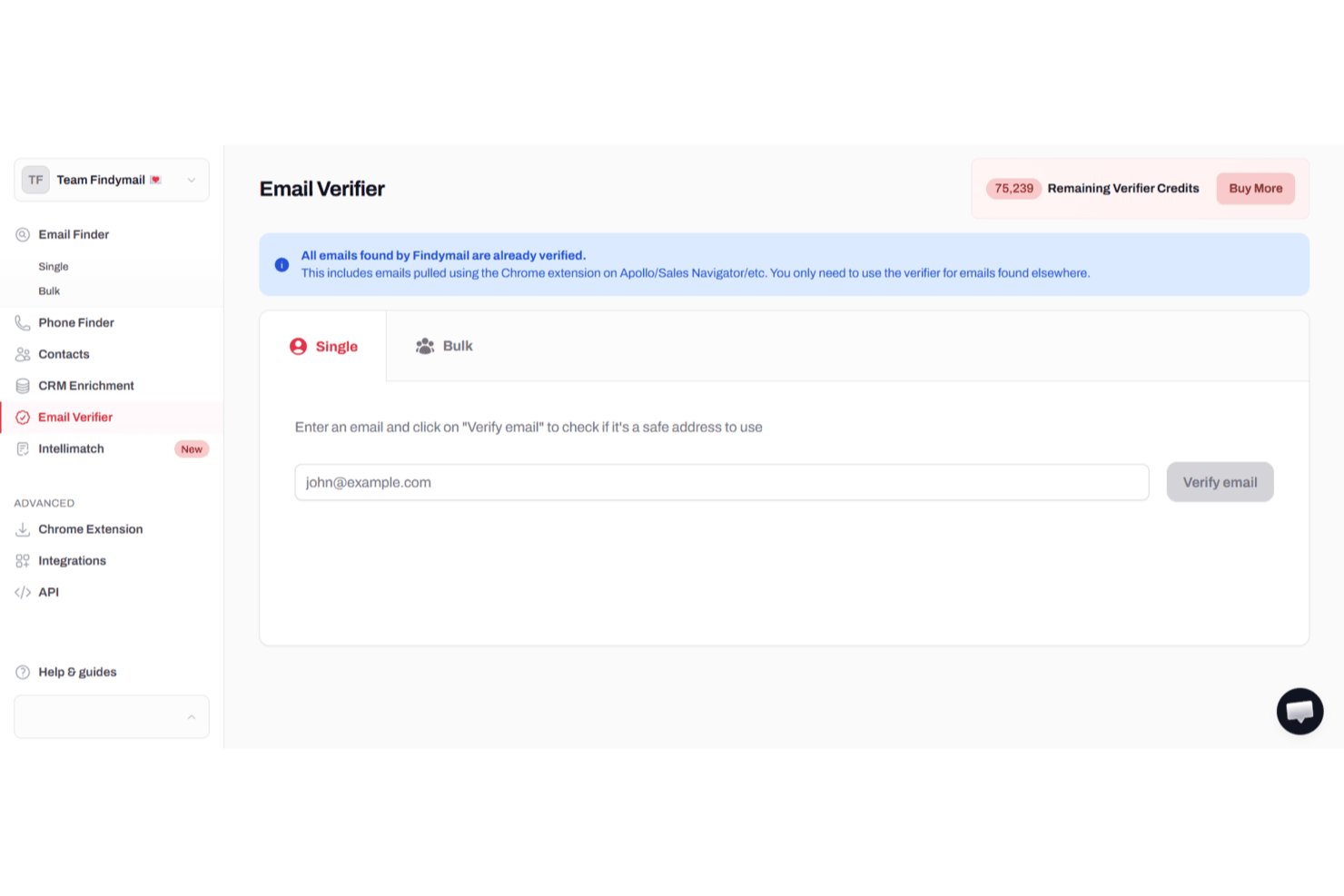 Findymail screenshot - 10 Beste KI Lead-Generierungssoftware im Test 2026