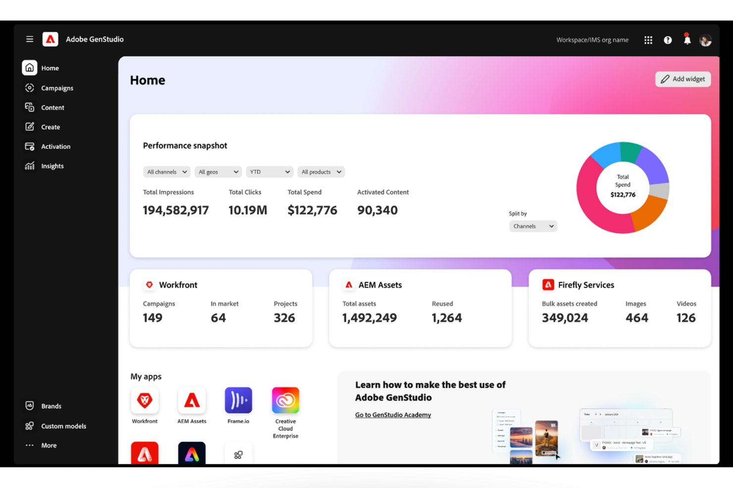 GenStudio screenshot - 10 Meilleurs Logiciels de Marketing de Contenu B2B Passés en Revue en 2026