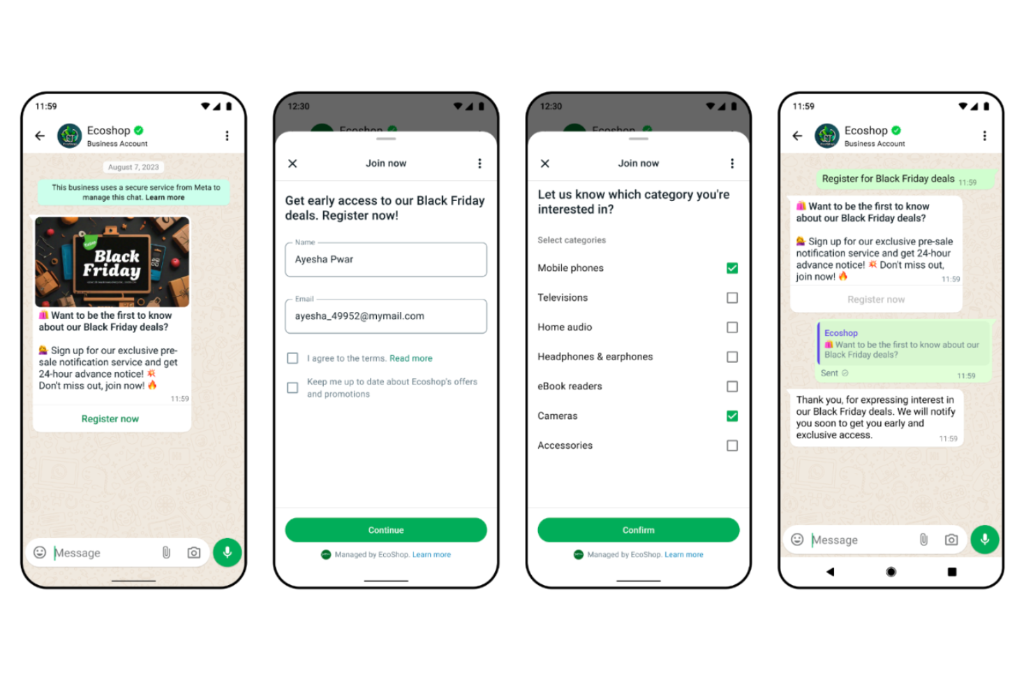 WhatsApp Business Platform screenshot - 10 logiciels de marketing WhatsApp pour 2026