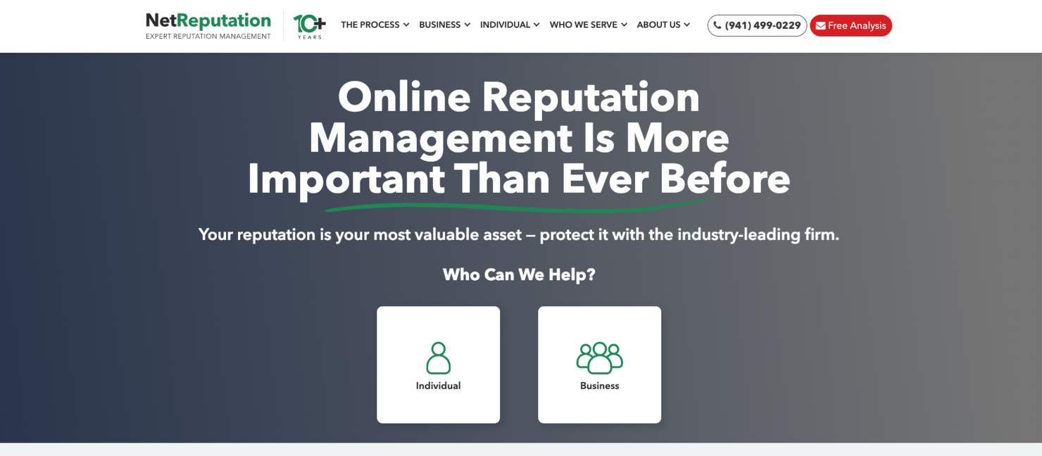 NetReputation screenshot - 26 Beste Bewertungsmanagement-Software im Test 2026