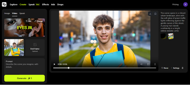 Higgsfield screenshot - 19 Meilleurs Générateurs de Vidéos IA Évalués en 2026