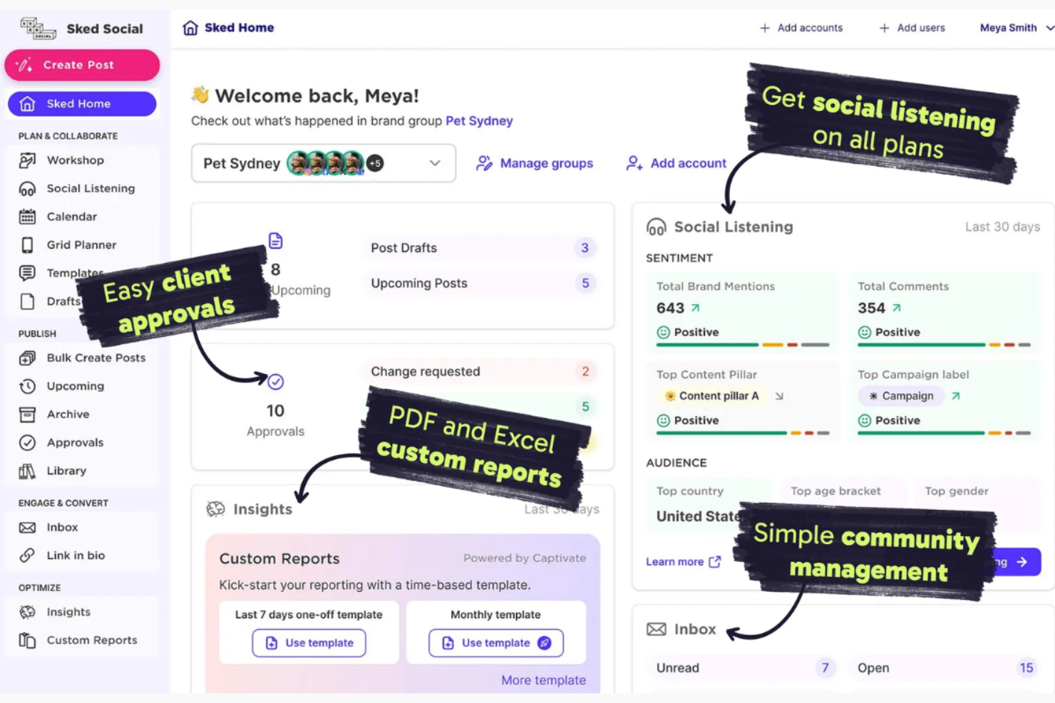 Sked screenshot - 10 Beste KI-Content-Tools, die ich 2026 getestet habe