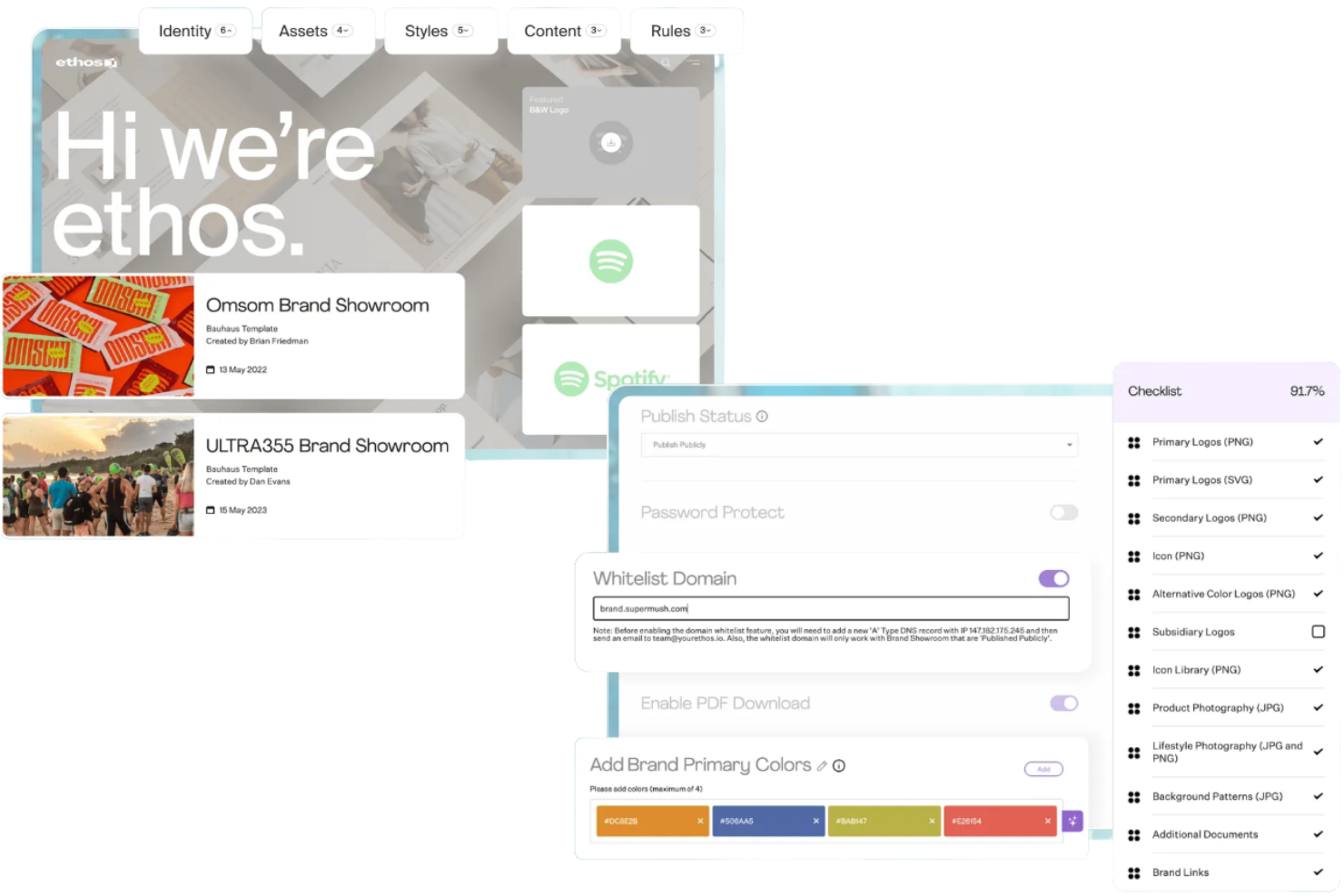 Ethos screenshot - 10 Beste Software für Marken-Asset-Management im Test 2026