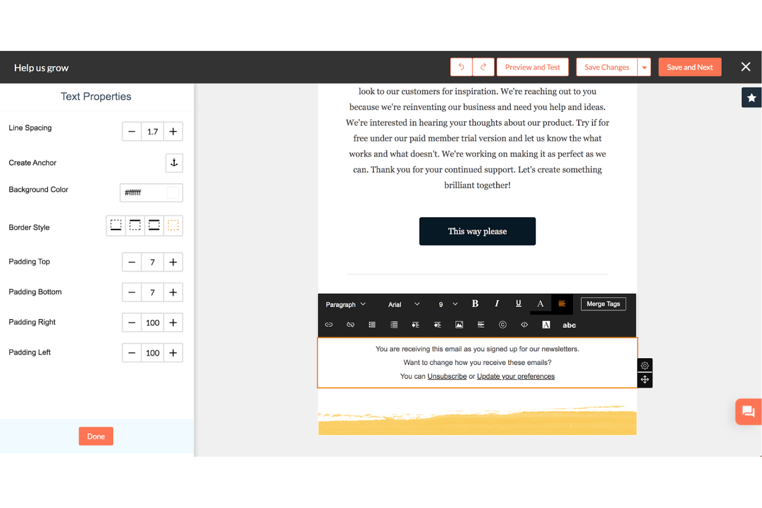 Zoho Campaigns screenshot - 24 meilleures alternatives à Mailchimp examinées en 2026