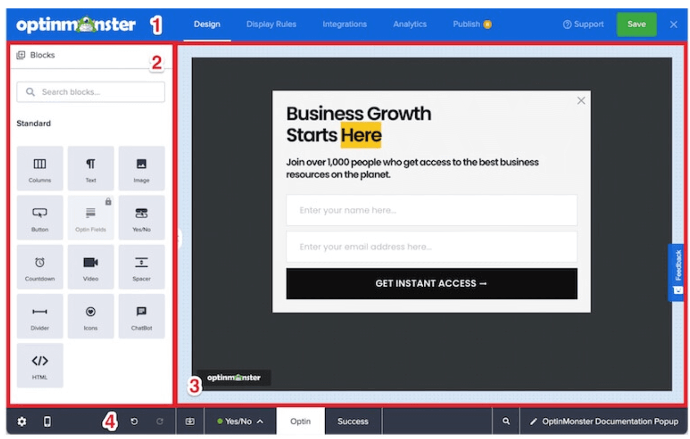 OptinMonster screenshot - 10 Beste Inbound-Marketing-Tools im Test für 2026