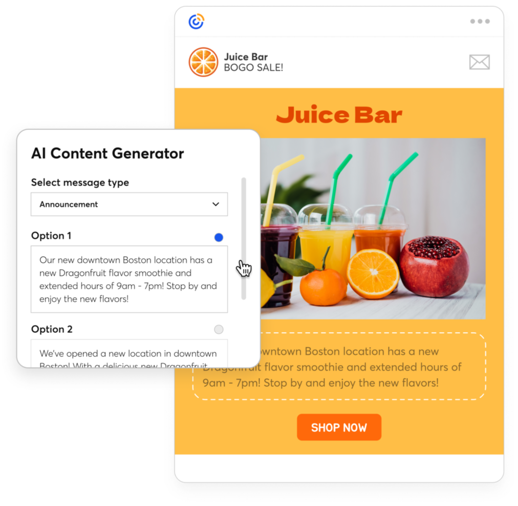 Constant Contact screenshot - 10 Meilleures Plateformes de Marketing Instagram en 2026