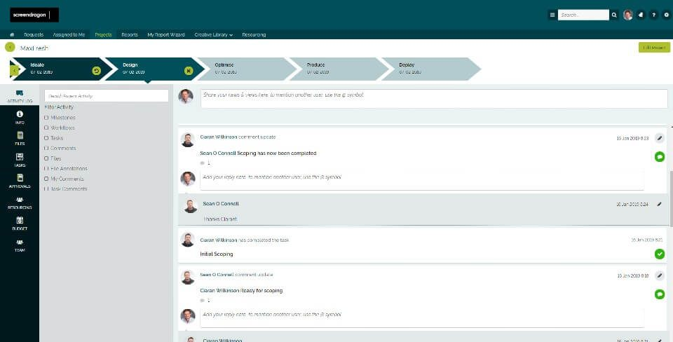 Screendragon screenshot - Die 10 besten Marketingplanungssoftwares im Test für 2026