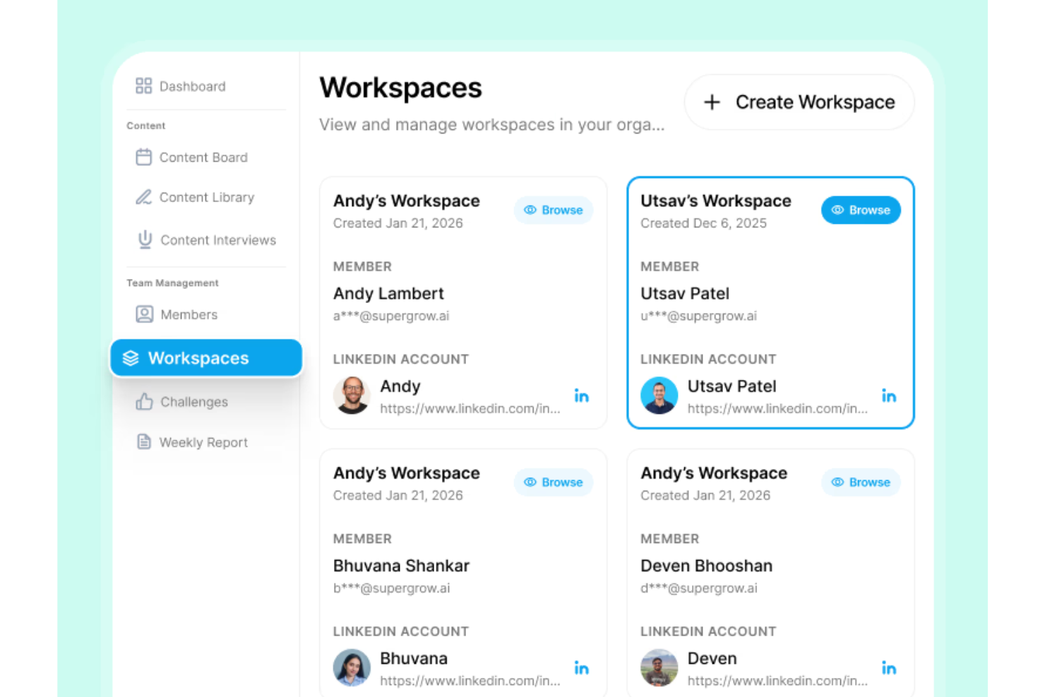 Supergrow screenshot - 10 Mejores Software de Promoción de Empleados en 2026