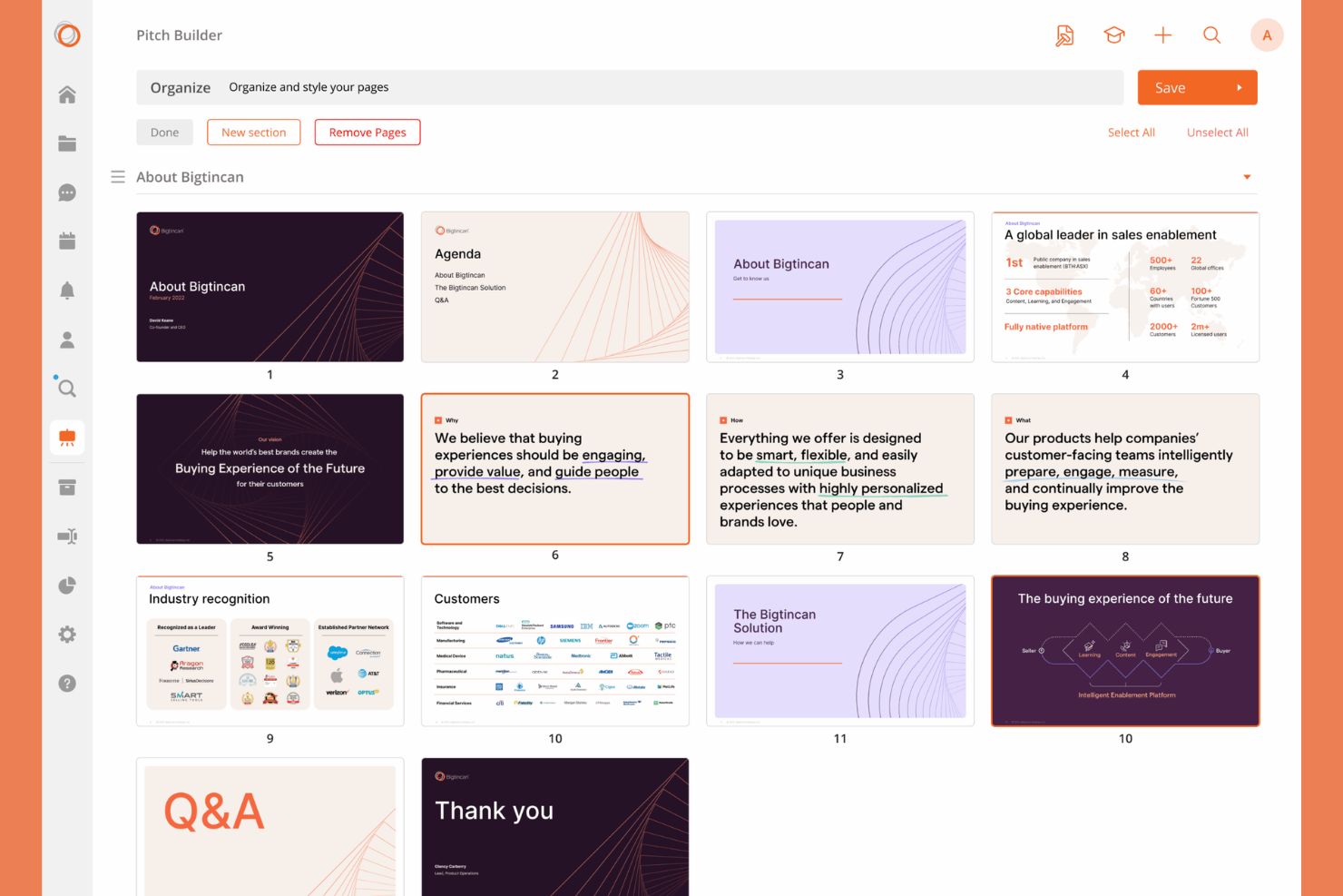Bigtincan screenshot - 7 mejores sistemas de gestión de contenidos móviles en 2026