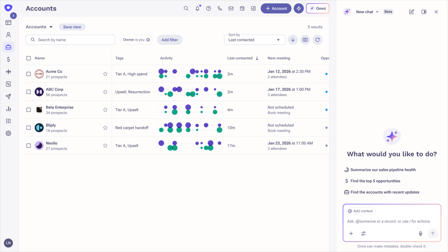 Outreach screenshot - 10 migliori software per la gestione dei lead nel 2026
