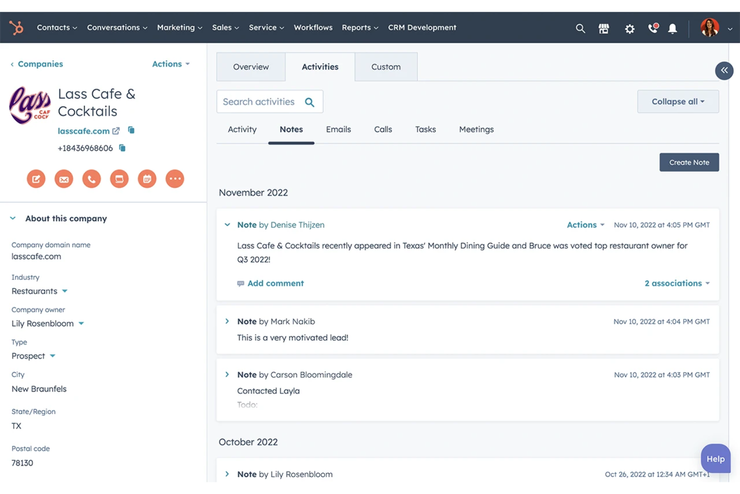 HubSpot screenshot - 10 migliori software per la gestione dei lead nel 2026
