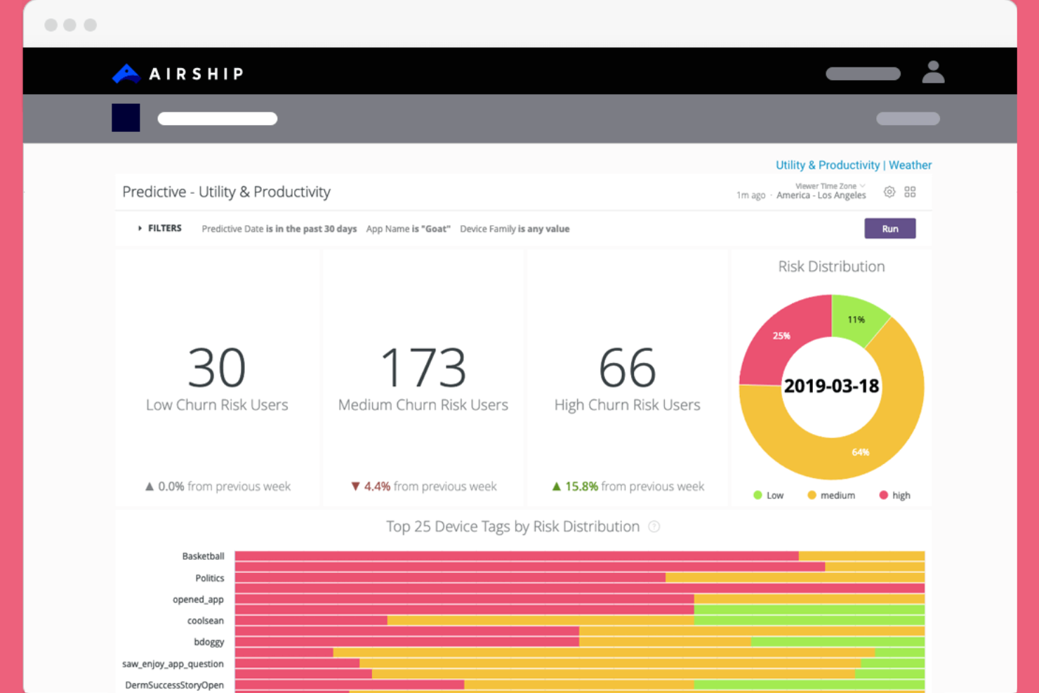 Airship screenshot - 10 mejores herramientas de marketing con IA para apps en 2026