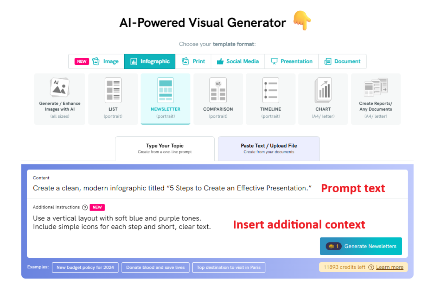 Piktochart screenshot - 10 Migliori Generatrici di Case Study con IA nel 2026