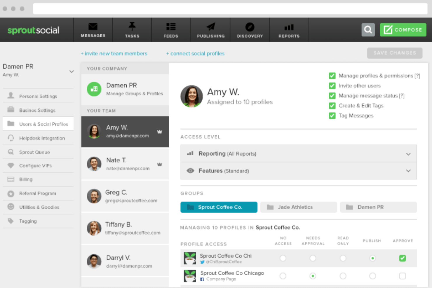 Sprout Social screenshot - Las 10 mejores plataformas de marketing de influencers con IA en 2026