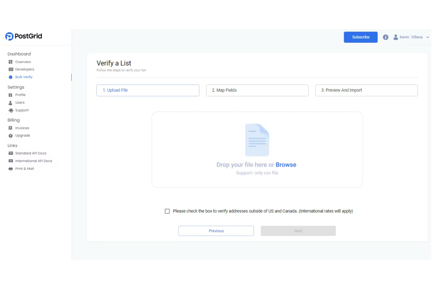 PostGrid screenshot - 10 Mejores Herramientas de Marketing Directo por Correo Con IA en 2026