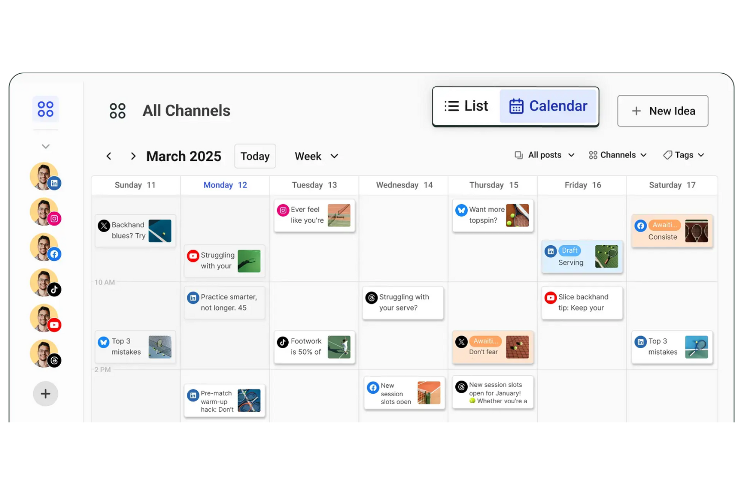 Buffer screenshot - 10 Mejores Herramientas de Automatización de Marketing de Contenidos para 2026