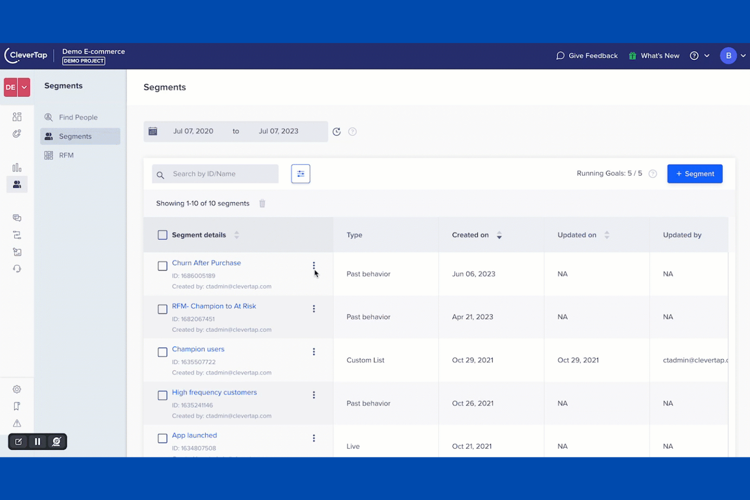 CleverTap screenshot - 10 Migliori Strumenti di Marketing per App con Intelligenza Artificiale nel 2026