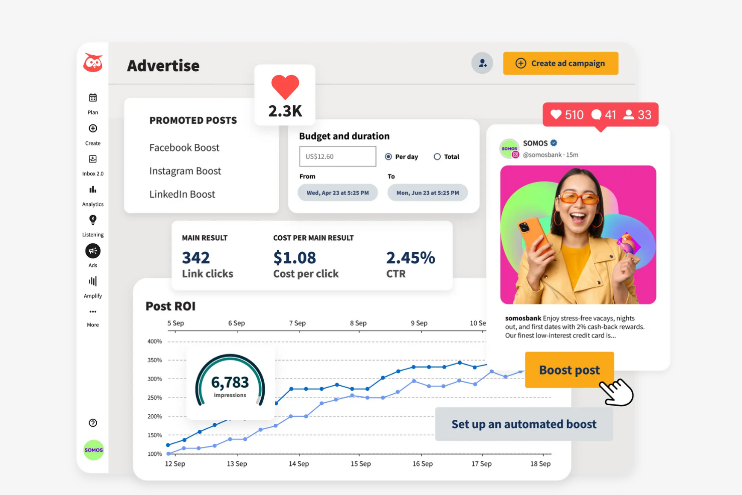Hootsuite screenshot - 10 Mejores Programas de Publicidad Elegidos para 2026