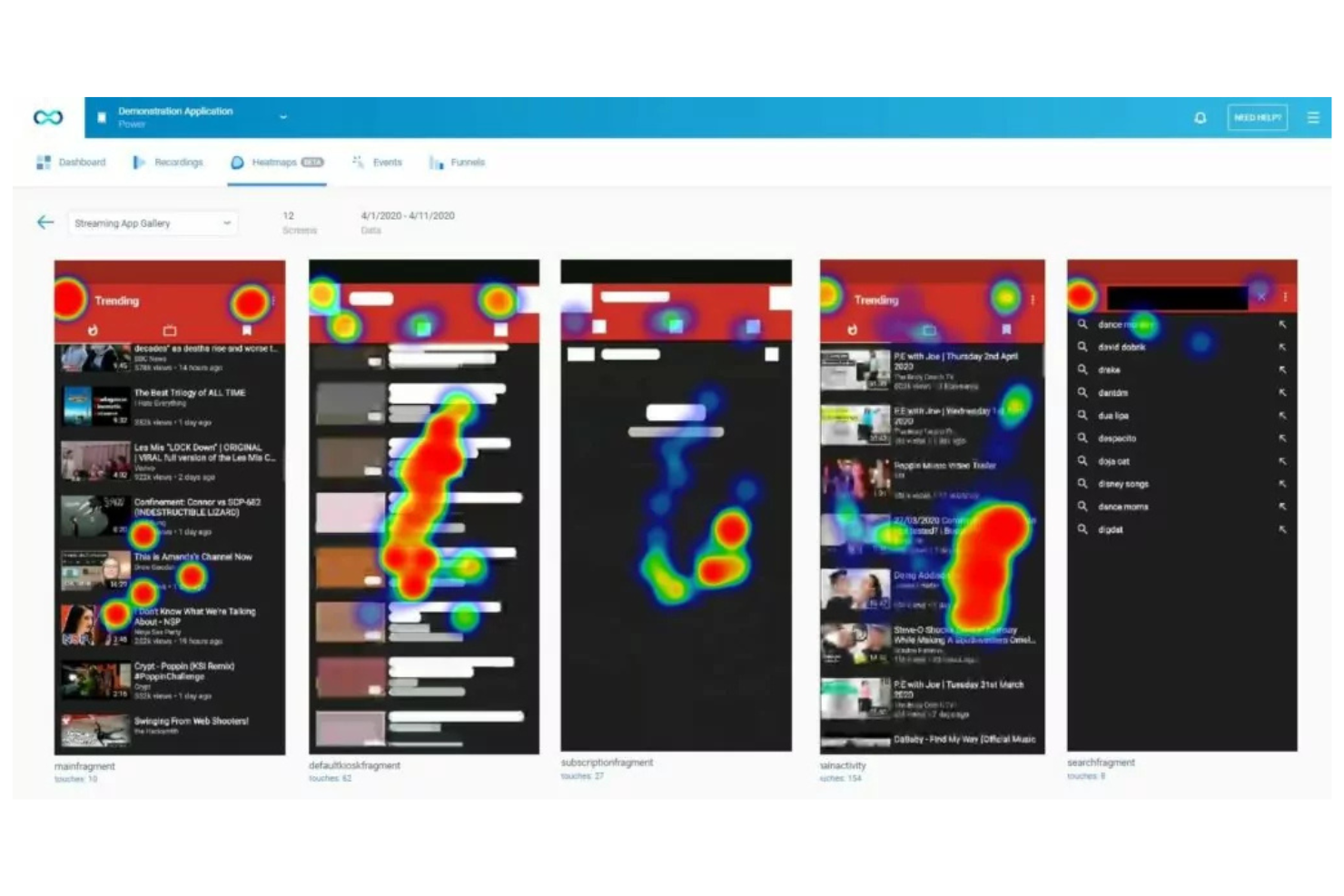 Smartlook screenshot - 10 Migliori strumenti di heatmap per 2026